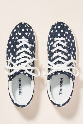 tretorn polka dot sneakers