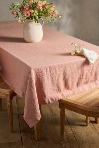 Slide View: 1: Lithuanian Linen Tablecloth