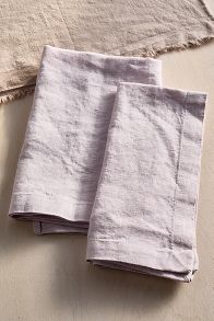 Slide View: 2: Lithuanian Linen Napkins, Set of 2