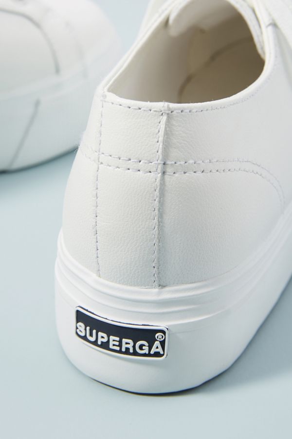 superga platform leather