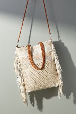 En Shalla Tasseled Tote Bag | Anthropologie