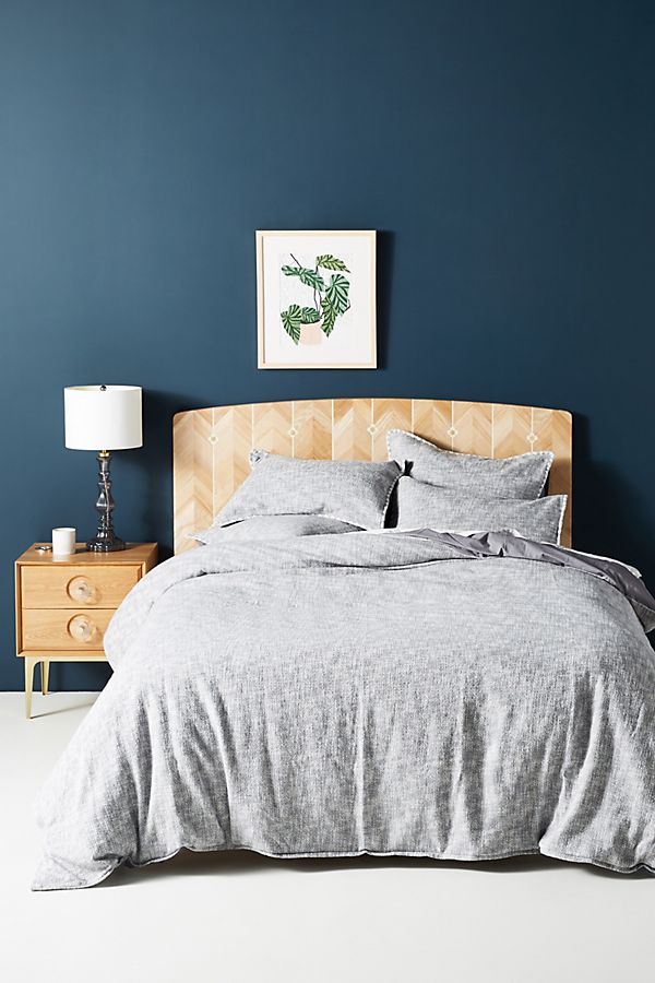 Slide View: 1: Textured Martina Cotton Duvet Set