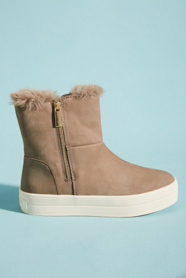 j slides fur lined sneakers