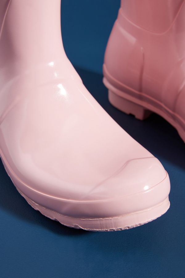 hunter quilted rain boots short