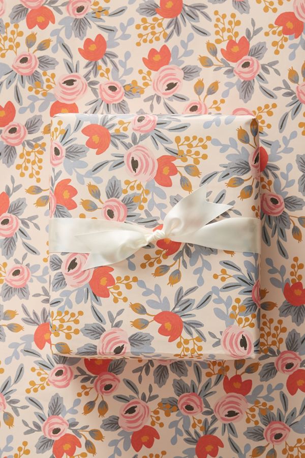 Rifle Paper Co. Wrapping Paper Roll. 10 Romantic Tranquil Pink Paint Colors & Pretty Finds!