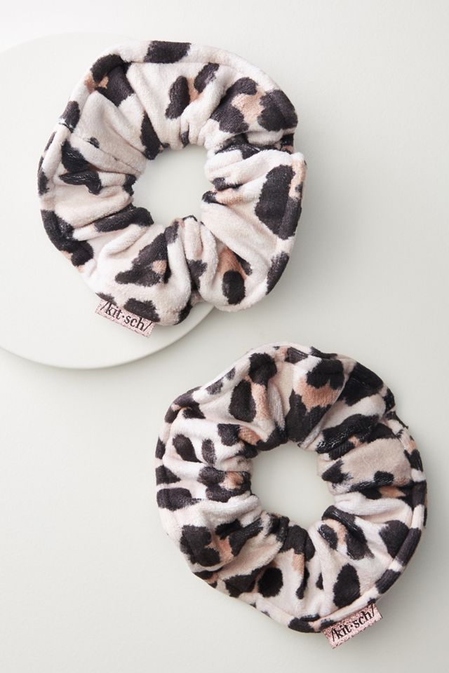 KITSCH Cleanse Ritual Microfiber Scrunchie Set Anthropologie