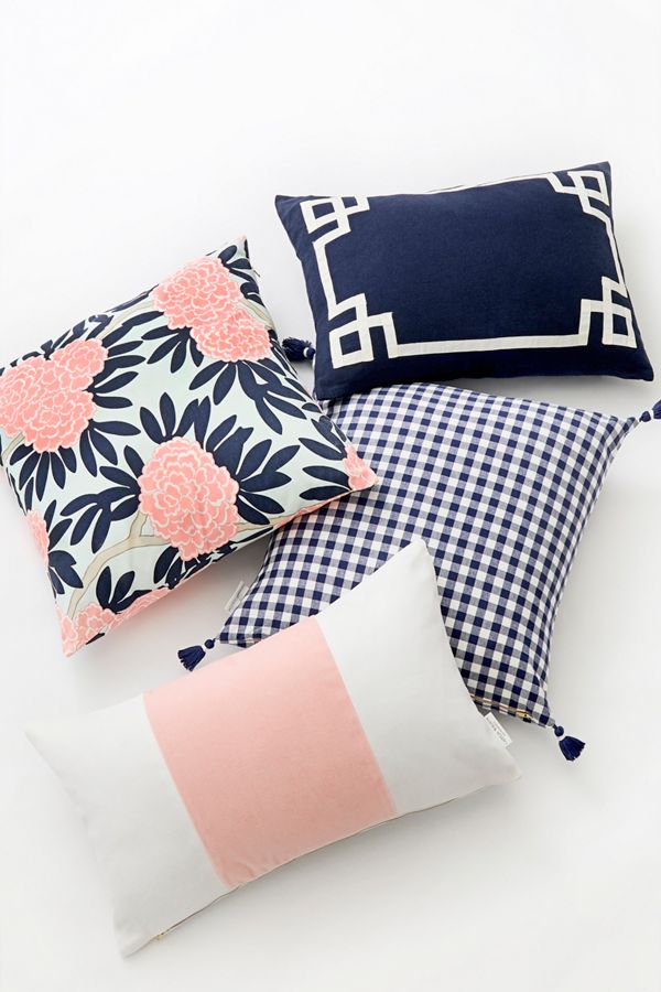 Caitlin Wilson Blush Broad Stripe Pillow Anthropologie