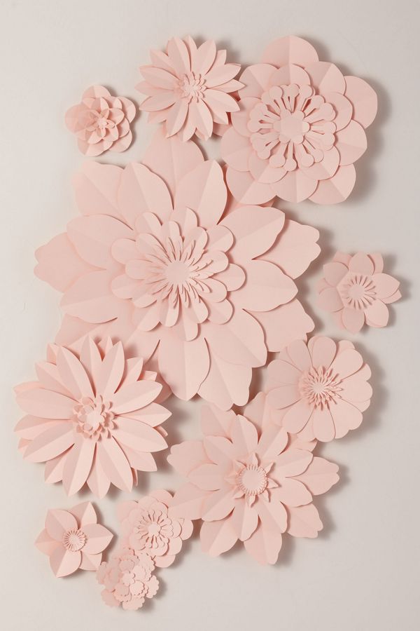 Paper Flower Wall Decor Anthropologie