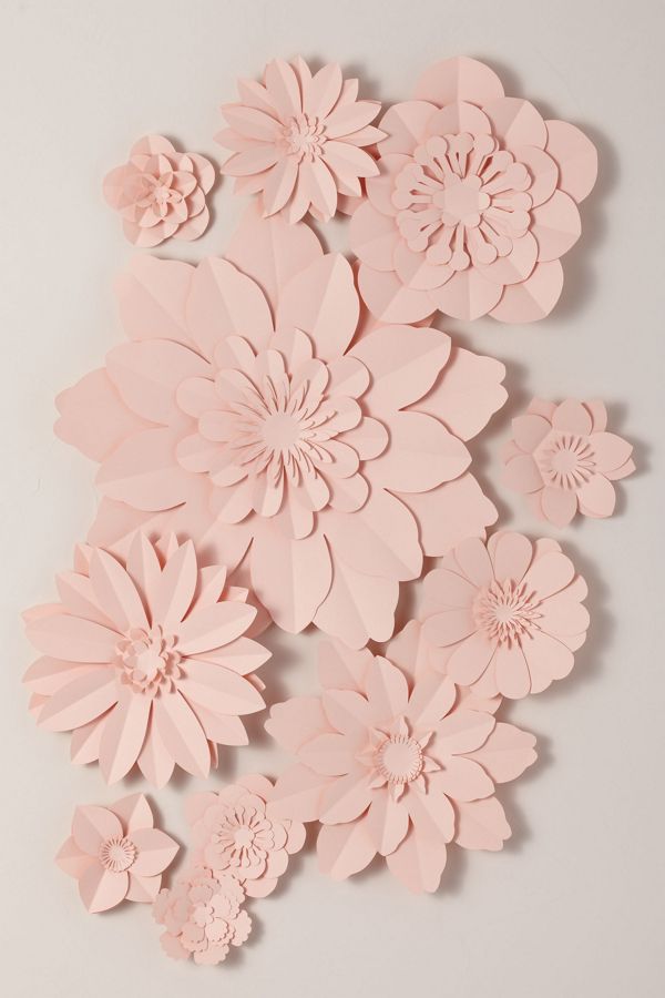 Paper Flower Wall Decor Anthropologie