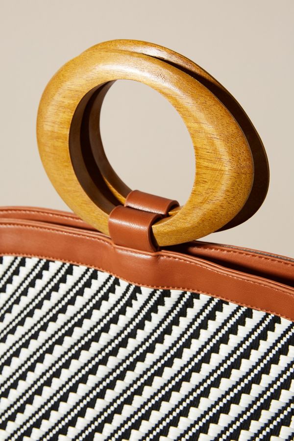 Malia Woven Tote Bag | Anthropologie