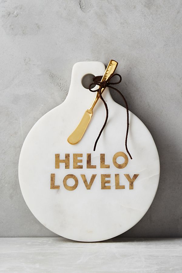 Slide View: 1: Gilded Greetings Cheese Board