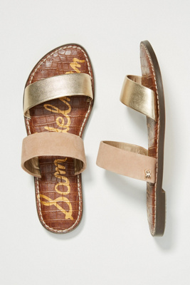 sam edelman gala slide sandal gold