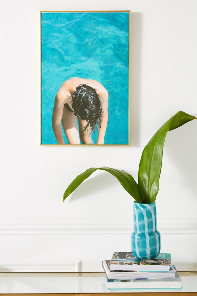 Swimming in Turquoise Water, Corsica Wall Art | Anthropologie