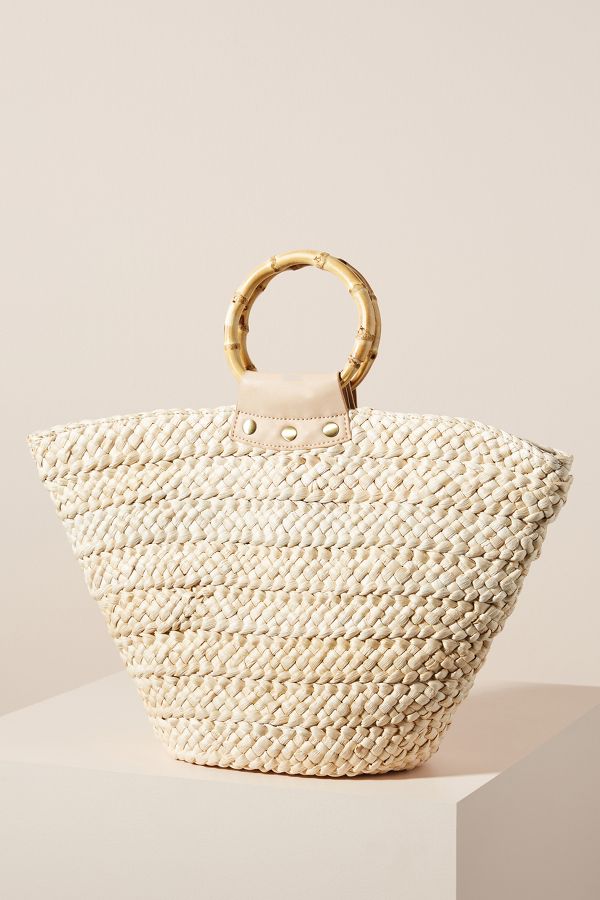 Alexa Ring Handle Tote Bag | Anthropologie