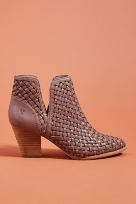 frye reed woven bootie
