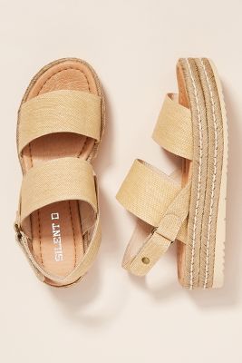 silent d platform espadrille sandals