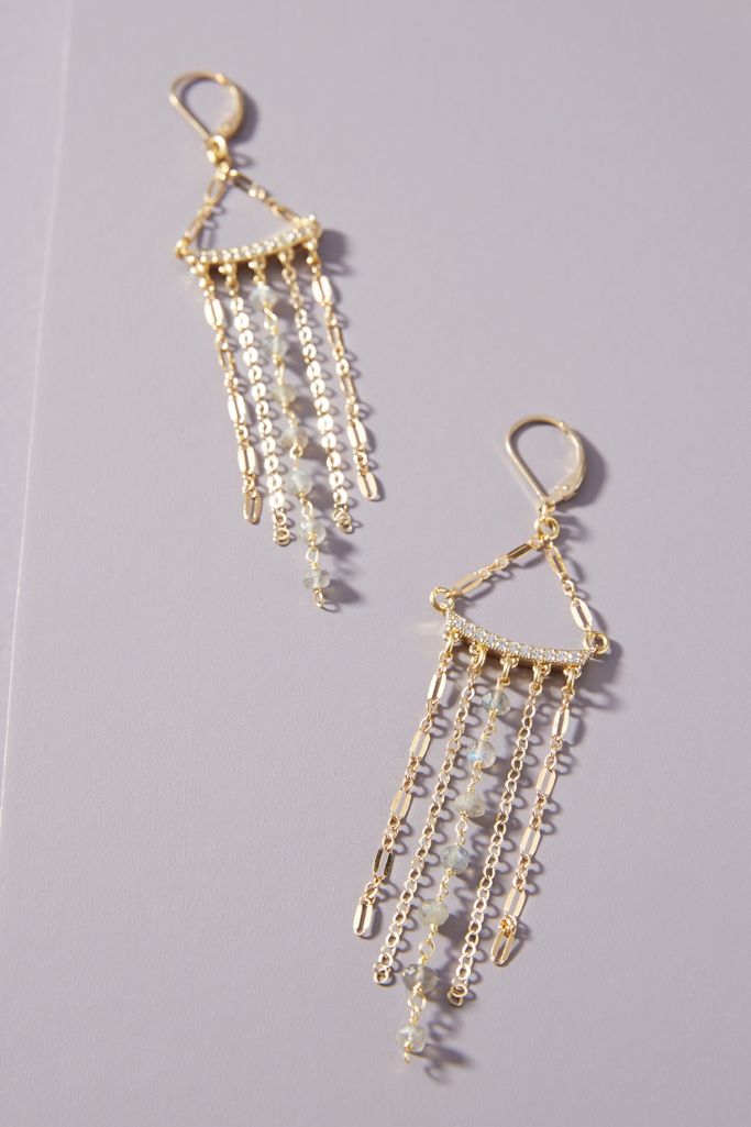 Electric Picks Jewelry Mia Chandelier Earrings Anthropologie