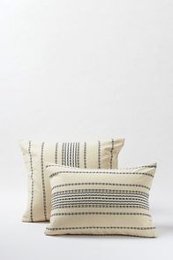 Slide View: 1: Coyuchi Rippled Stripe Organic Sham