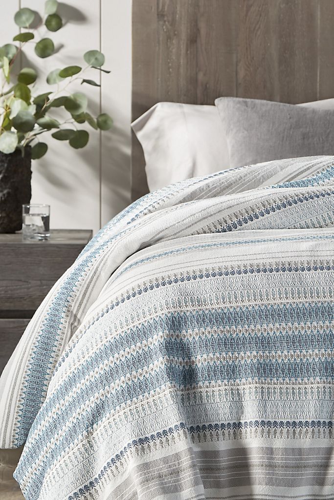 Coyuchi Lost Coast Organic Duvet Cover Anthropologie