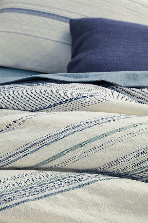 Slide View: 2: Coyuchi Pacific Grove Organic Duvet Cover