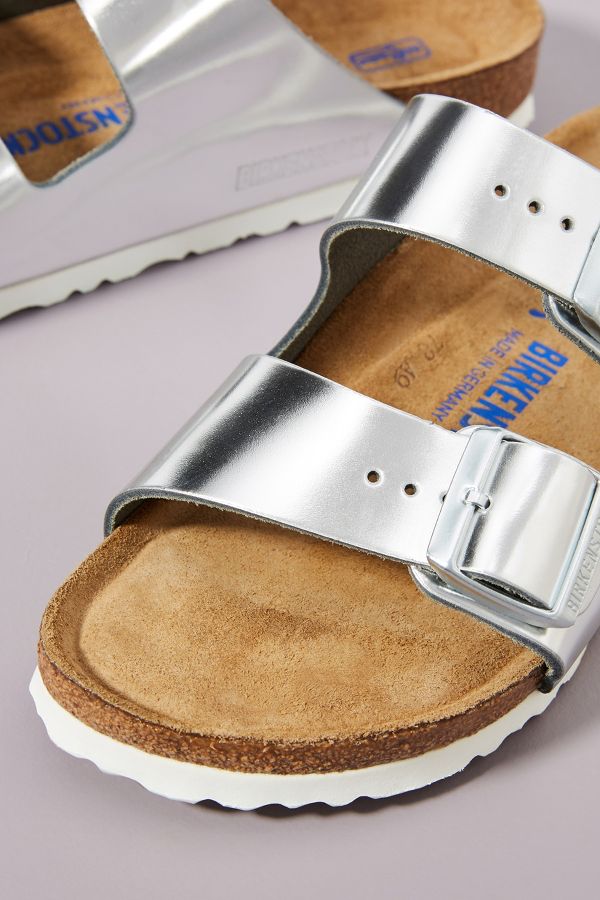 Birkenstock Metallic Arizona Sandals | Anthropologie