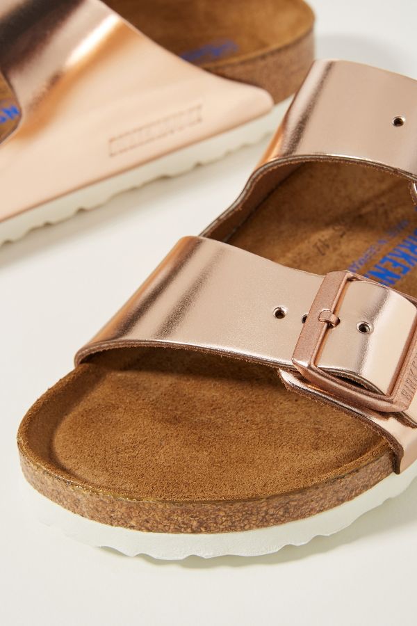 Birkenstock Metallic Arizona Sandals | Anthropologie