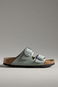 Slide View: 1: Birkenstock Arizona Big Buckle Nubuck Sandals