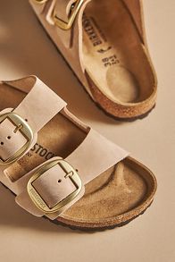 Slide View: 3: Birkenstock Arizona Big Buckle Nubuck Sandals