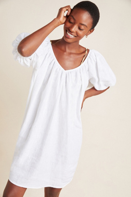 mara hoffman linen dress