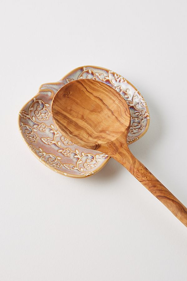 Slide View: 1: Heirloom Pumpkin Spoon Rest