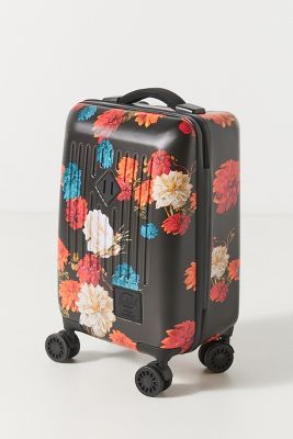 floral hand luggage