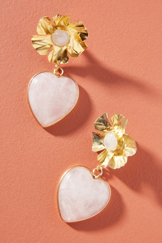 Nicola Bathie Paris Blue + Pearly Abstract Stud