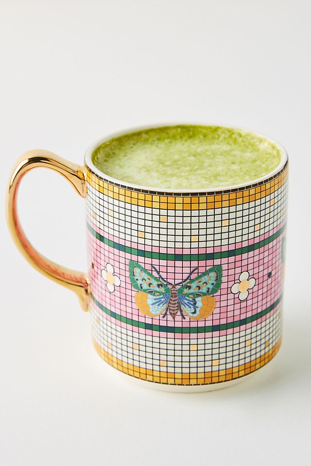 anthropologie.com | Garden Tile Mug