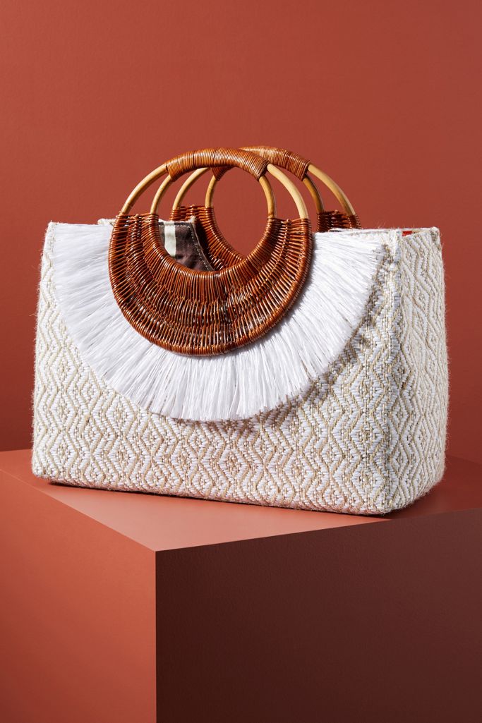 Playa Raffia Clutch Anthropologie
