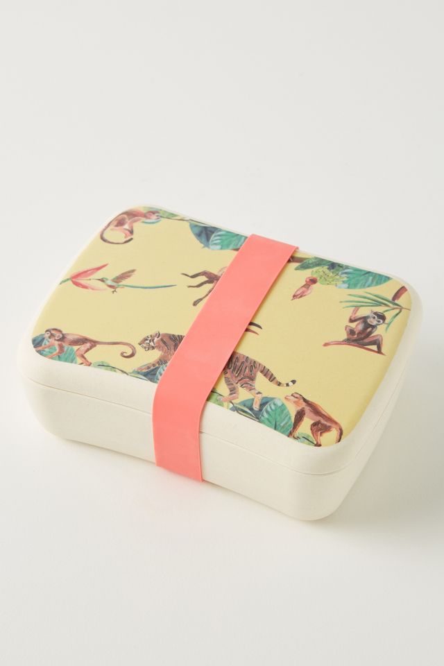 Tropical Bamboo Melamine Lunch Box 