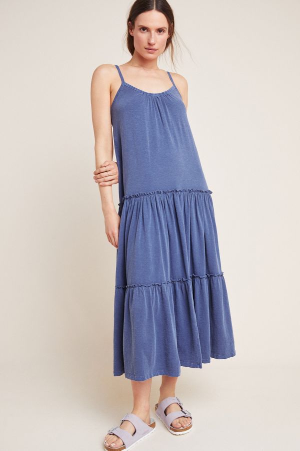 Sundry Tiered Midi Dress | Anthropologie