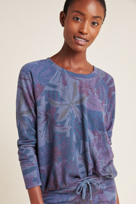 sundry floral sweatshirt