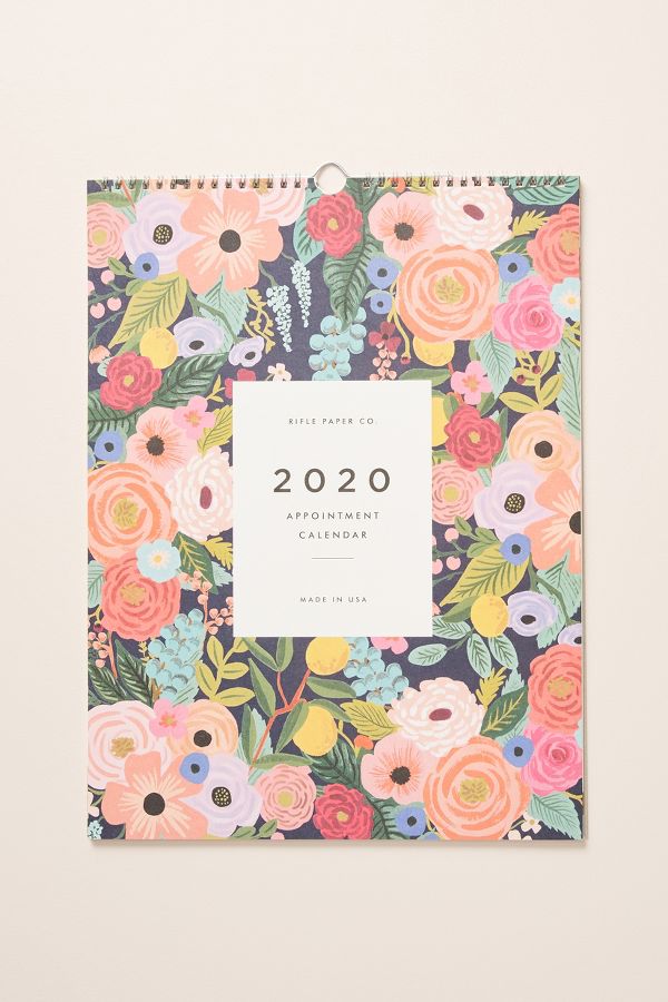 Rifle Paper Co. Garden Blooms 2020 Appointment Calendar