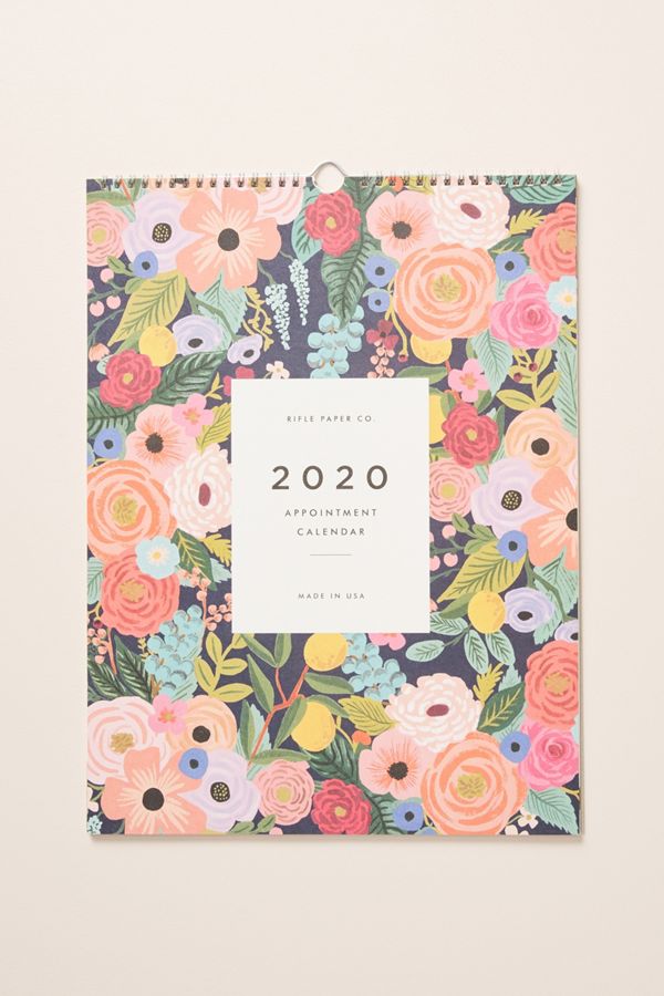 Rifle Paper Co. Garden Blooms 2020 Appointment Calendar