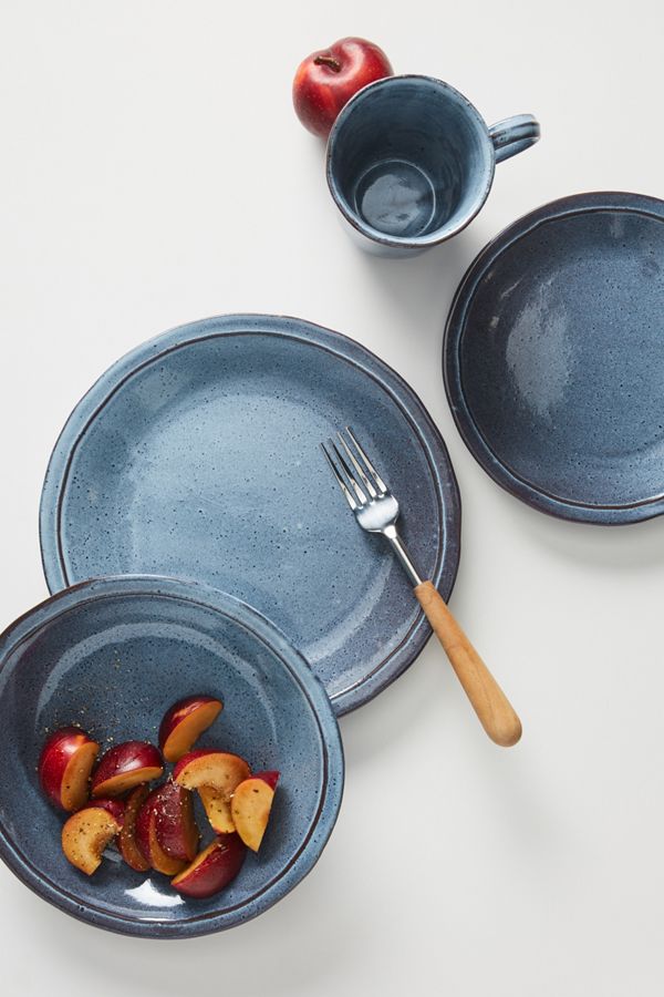 European style casual dinnerware with authentic old world charm. Also