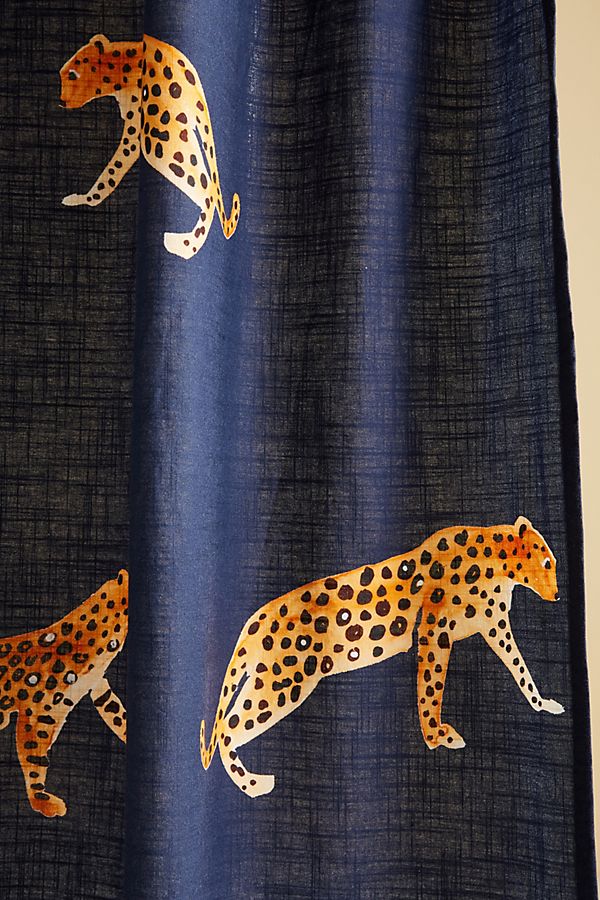Leopard Shower Curtain Anthropologie Uk, Tiger Shower Curtain