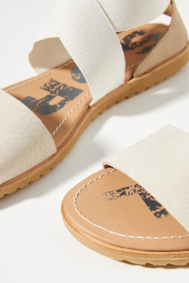 sorel orange strappy sport sandals