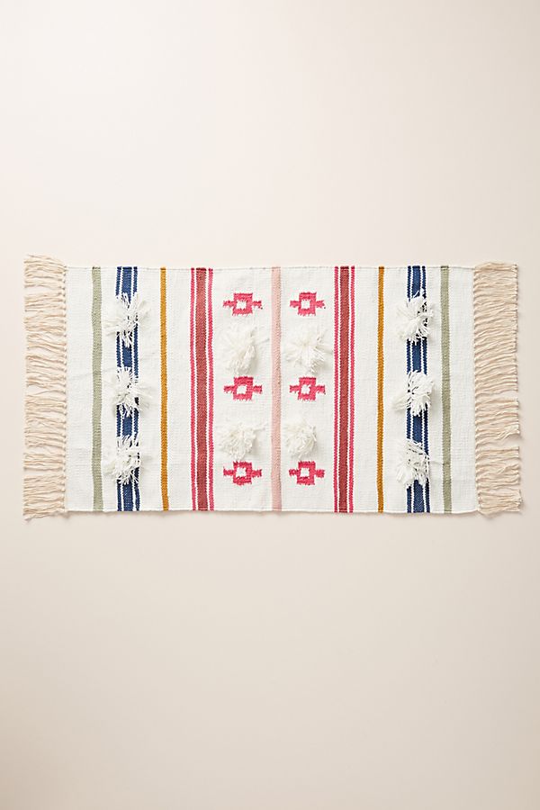 Slide View: 1: Woven Isla Bath Mat