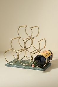 Slide View: 1: Marble Wine Rack