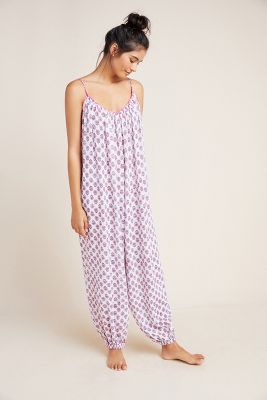 anthropologie sleep jumpsuit