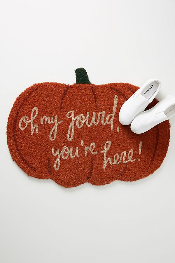 Slide View: 1: Oh My Gourd Doormat