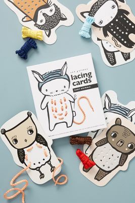 Baby Animal Lacing Cards