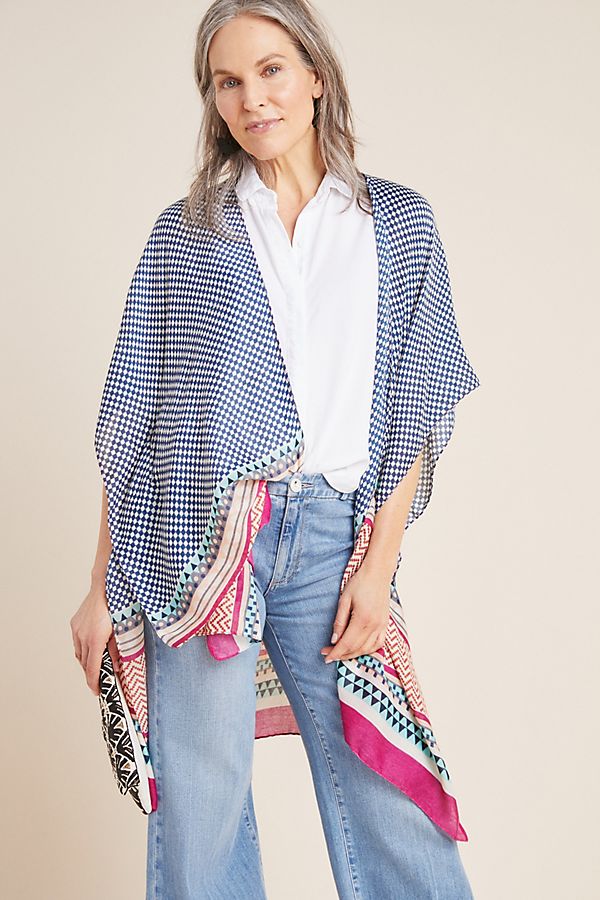 Slide View: 1: Danica Printed Kimono