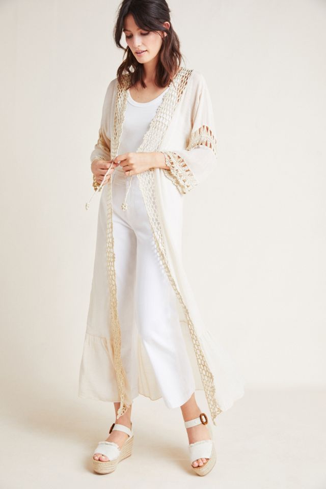 Crocheted Duster Kimono Anthropologie