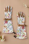 Thumbnail View 2: Long Floral Garden Gloves